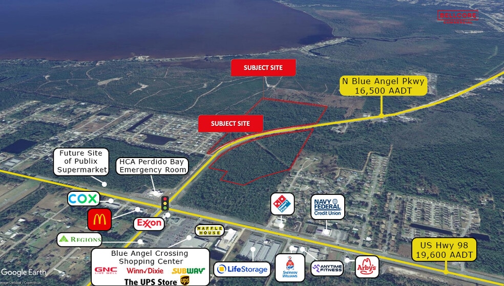Primary Photo Of Highway 98 @ Blue Angel Parkway, Pensacola Land For Sale