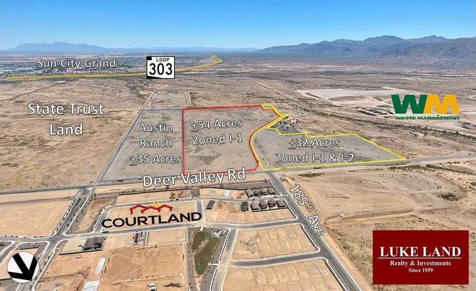 More Photos Of SEC 185th Ave and Deer Valley Rd, Surprise Land For Sale