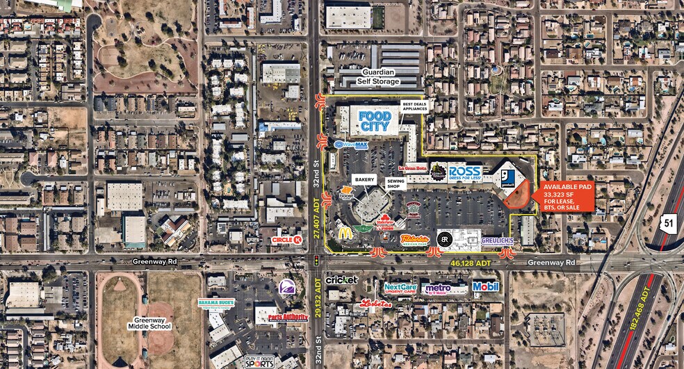 More Photos Of 3340 E Greenway Rd, Phoenix Land For Lease