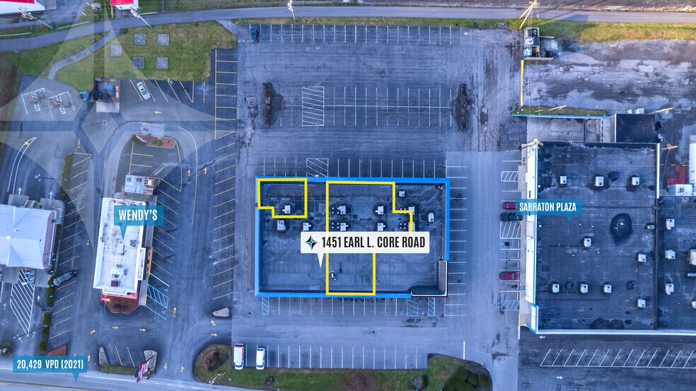 More Photos Of 1451 Earl L Core Rd, Morgantown Storefront Retail Office For Lease