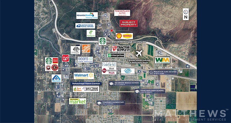 More Photos Of 860 Magellan Dr, Tehachapi Service Station For Lease