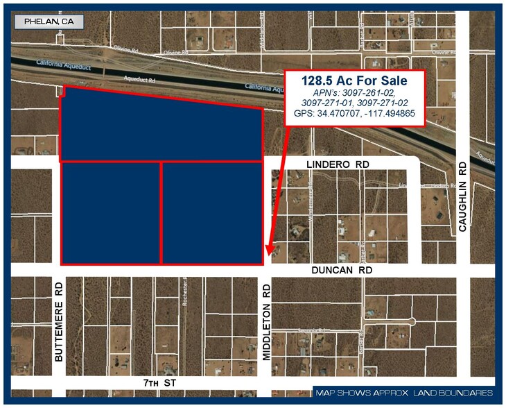 Primary Photo Of 7710 Duncan, Phelan Land For Sale