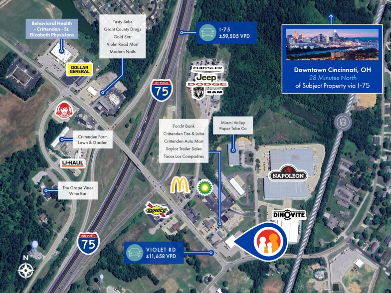 More Photos Of 105 Violet Rd, Crittenden General Retail For Sale