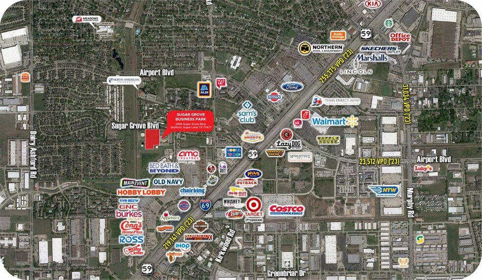 More Photos Of 4939 Sugar Grove Blvd, Stafford Flex For Lease