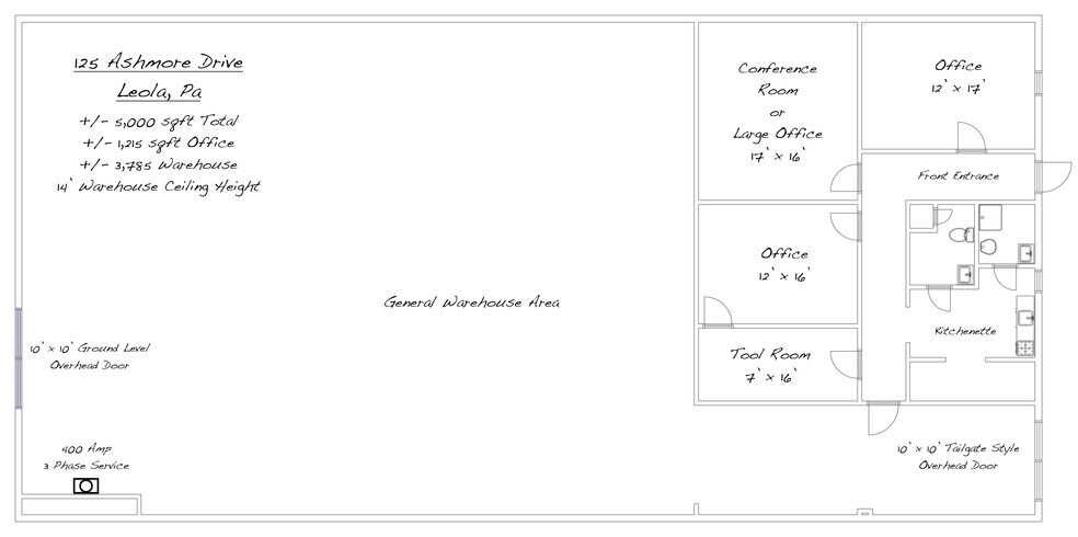 More Photos Of 97-125 Ashmore Dr, Leola Warehouse For Lease