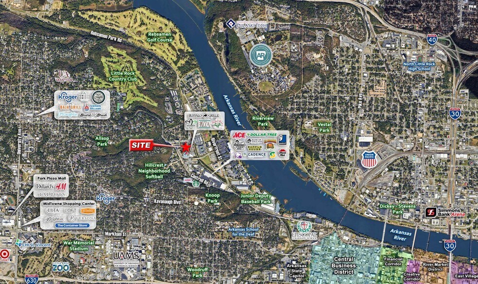 More Photos Of 1510 Rebsamen Park Rd, Little Rock Restaurant For Lease