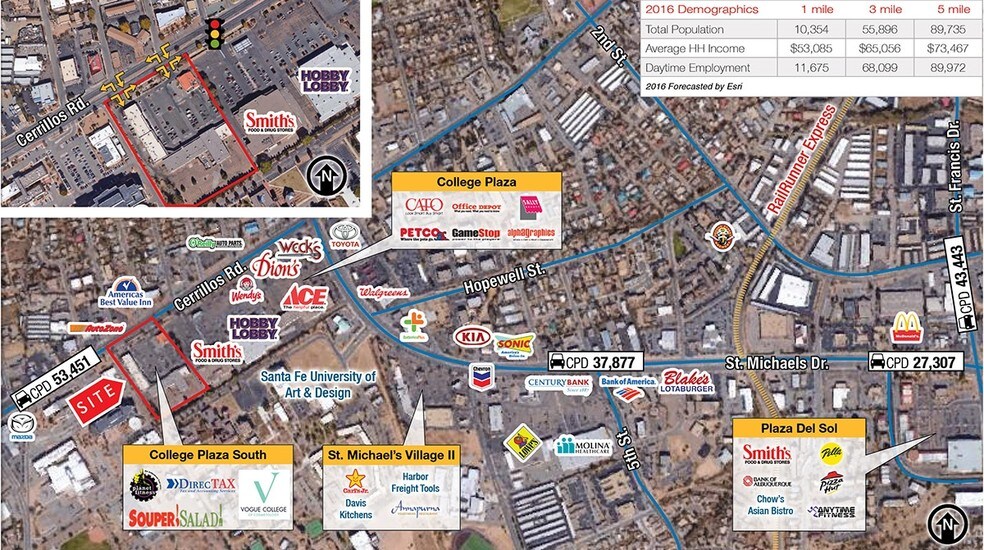 More Photos Of 2404-2446 Cerrillos Rd, Santa Fe Freestanding For Lease