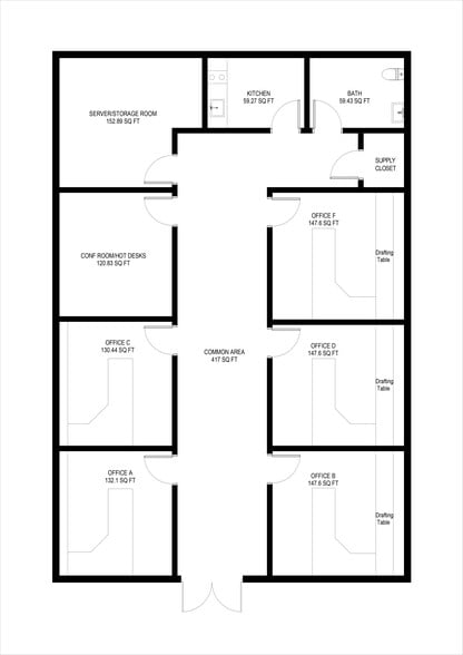 More Photos Of 810 Denbeste Ct, Suite 105, Windsor Coworking Space