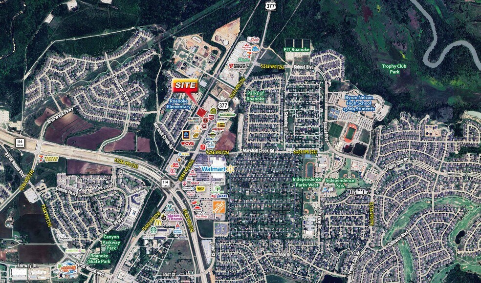 More Photos Of 1355 US 377 Hwy, Roanoke Storefront For Lease