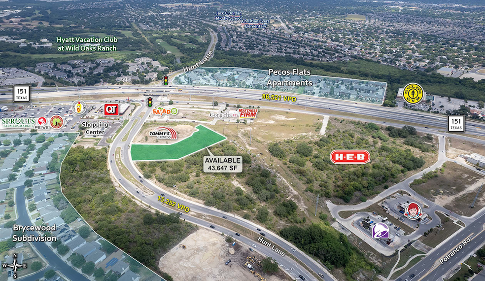 More Photos Of 1002 N Hunt Ln, San Antonio Land For Sale