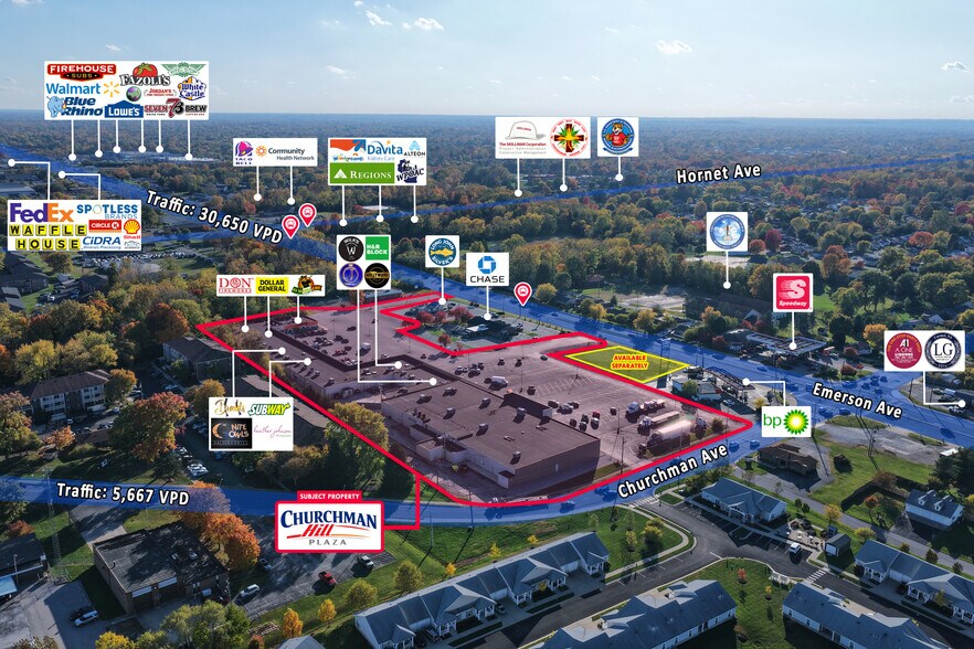 More Photos Of 3535 S Emerson Ave, Beech Grove Storefront For Lease