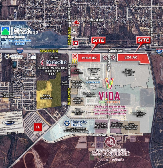 More Photos Of Loop 410 South & Zarzamora st, San Antonio Land For Sale