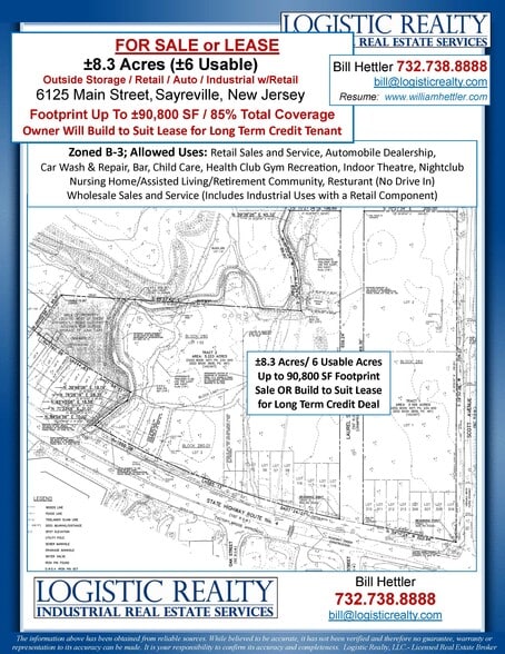 More Photos Of 6125 Main St, Sayreville Land For Lease