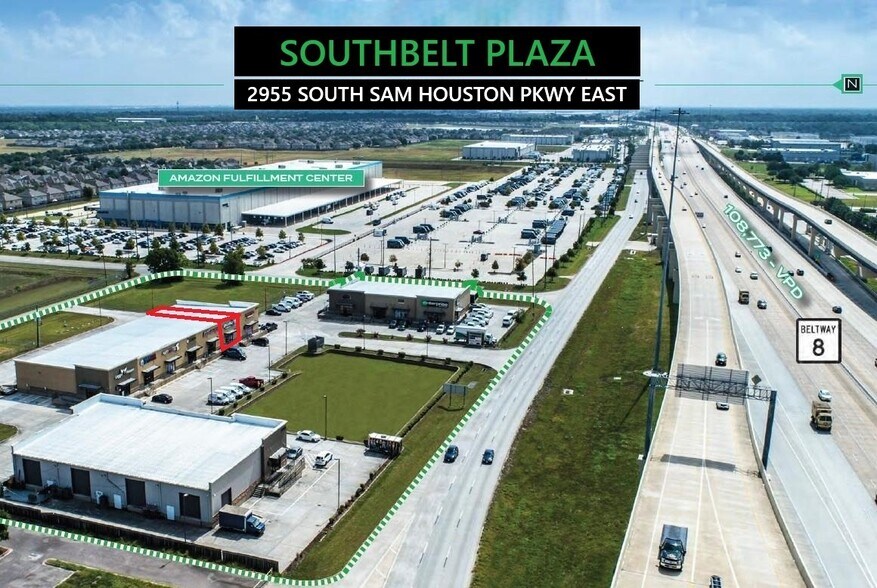 Primary Photo Of 2955 S Sam Houston Pky E, Houston Flex For Lease