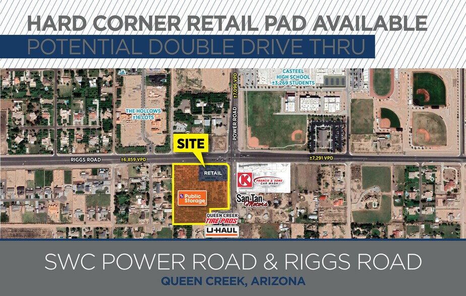 Primary Photo Of SWC Power & Riggs Rd, Chandler Land For Lease