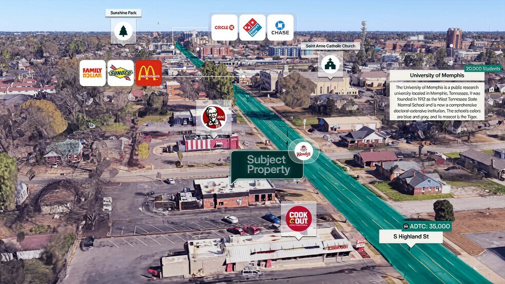 More Photos Of 749 S Highland St, Memphis Fast Food For Sale