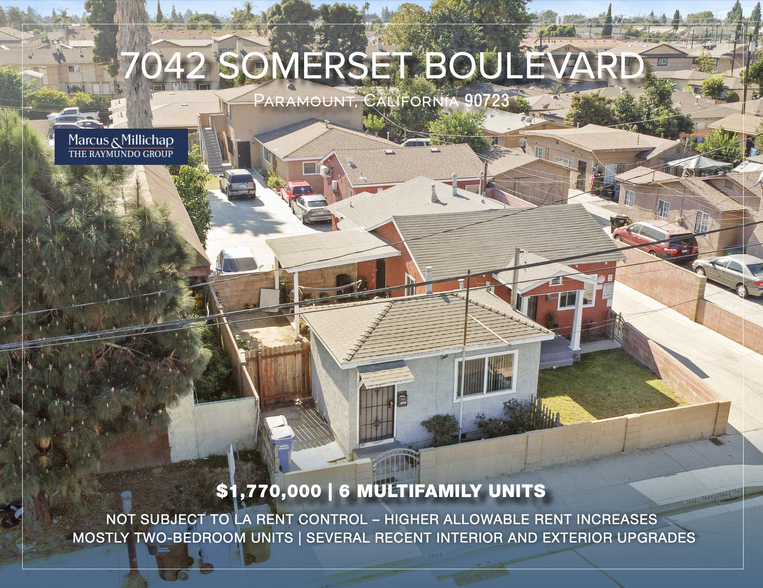 Primary Photo Of 7042 Somerset Blvd, Paramount Apartments For Sale