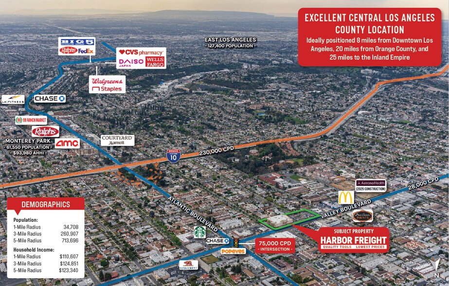 More Photos Of 1200 W Valley Blvd, Alhambra Freestanding For Sale