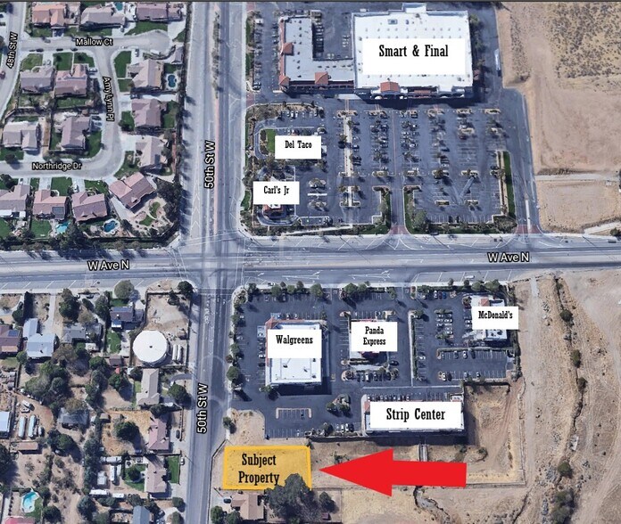 More Photos Of N /W Corner of Ave, Quartz Hill Land For Sale