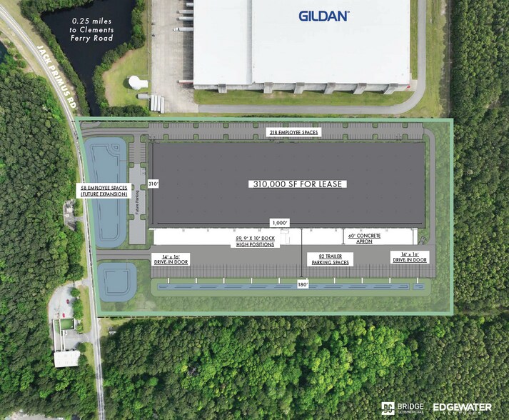 More Photos Of 1075 Jack Primus Rd, Charleston Distribution For Lease
