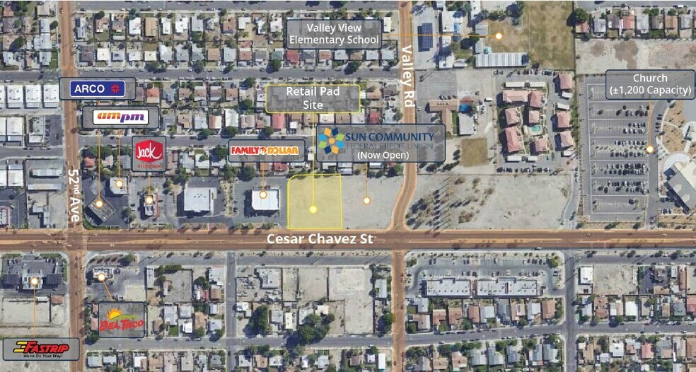 Primary Photo Of 52282 Cesar Chavez St, Coachella Land For Sale