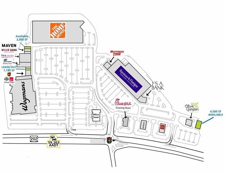 More Photos Of 724 US Highway 202, Bridgewater Unknown For Lease