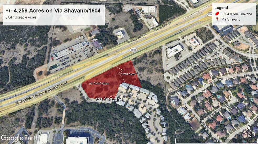 Primary Photo Of Loop 1604 & Via Shavano, San Antonio Land For Sale