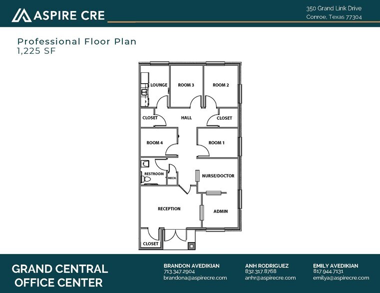 More Photos Of 350 Grand Link Dr, Conroe Office For Sale