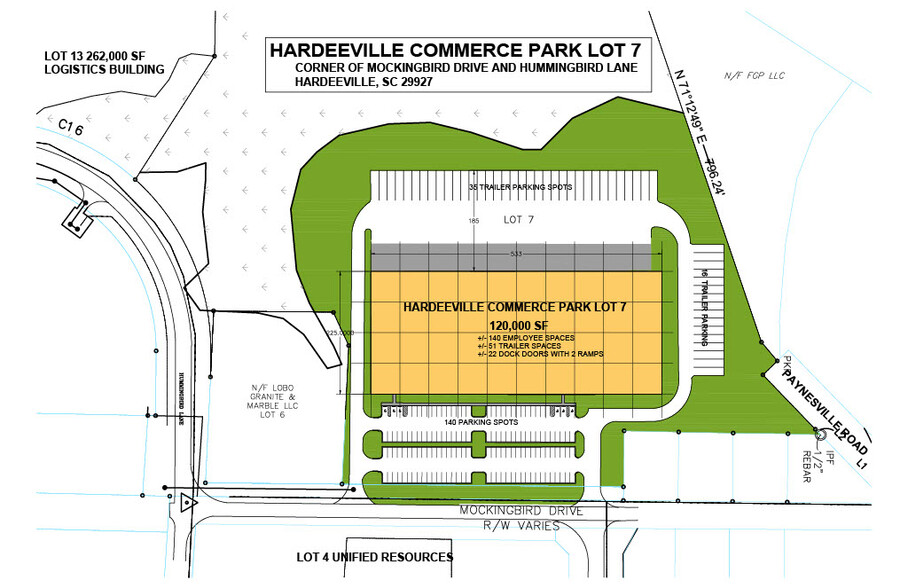 Primary Photo Of Hardeeville Commerce Park LOT 7, Hardeeville Land For Sale