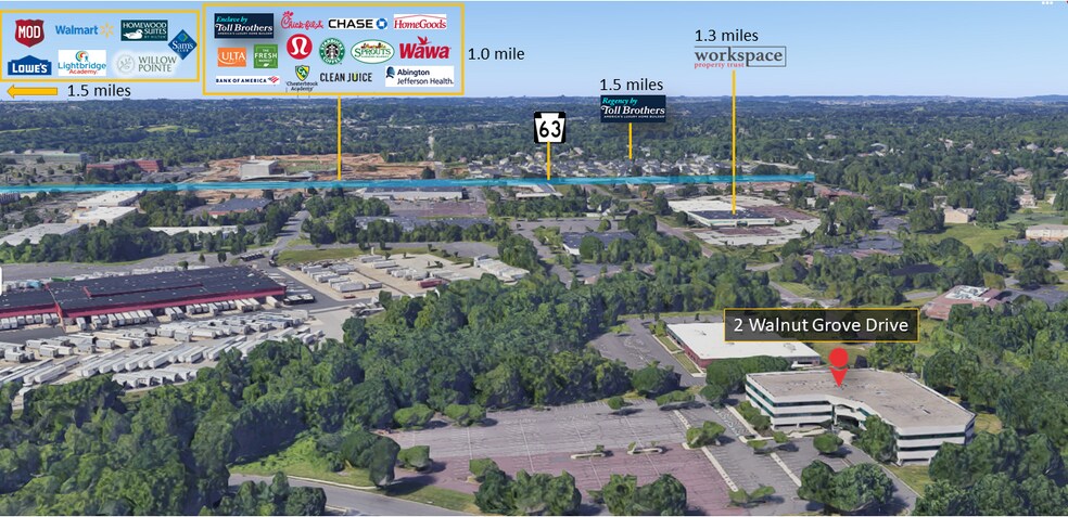 More Photos Of 2 Walnut Grove Dr, Horsham Township Office For Sale