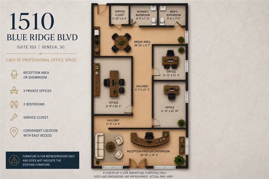 More Photos Of 1510 Blue Ridge Blvd, Seneca Storefront Retail Office For Sale