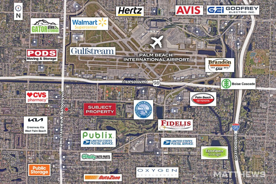 More Photos Of 388 S Military Trl, West Palm Beach Light Distribution For Lease