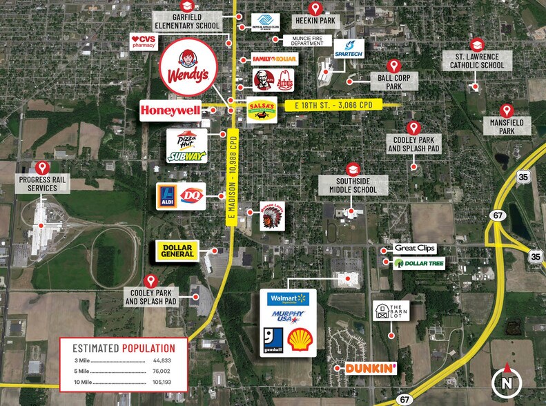 More Photos Of 2501 S Madison St, Muncie Fast Food For Sale