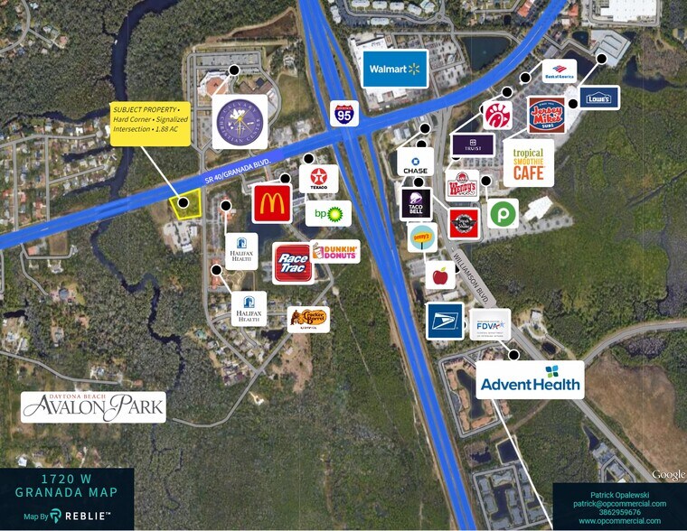 More Photos Of 1720 Granada, Ormond Beach Land For Lease