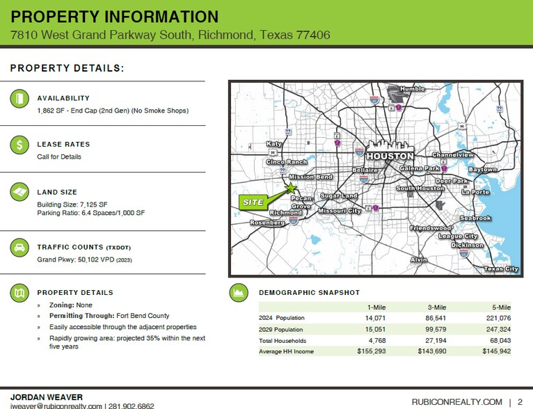 More Photos Of 7810 W Grand Pky, Richmond Storefront For Lease