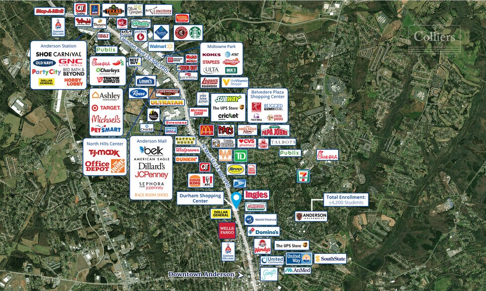 More Photos Of 1626-1638 N Main St, Anderson Unknown For Lease