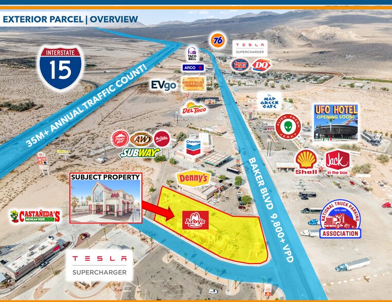 More Photos Of 72431 Baker Blvd, Baker Fast Food For Sale