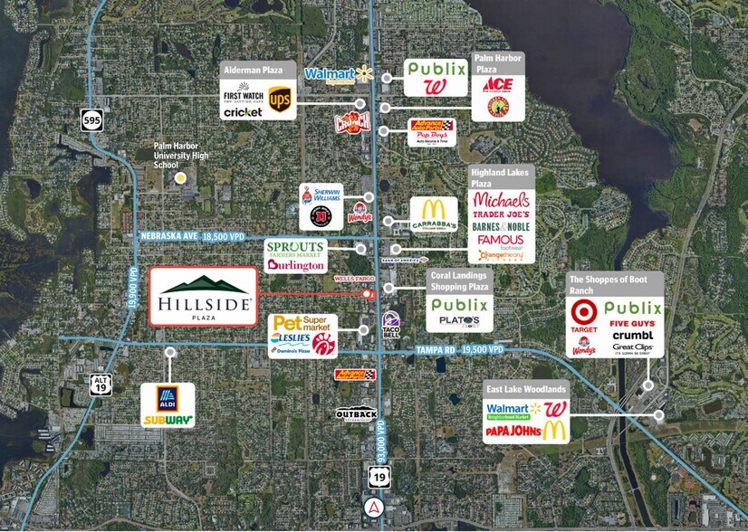 More Photos Of 33100-33160 U.S. 19 Hwy N, Palm Harbor Storefront For Sale