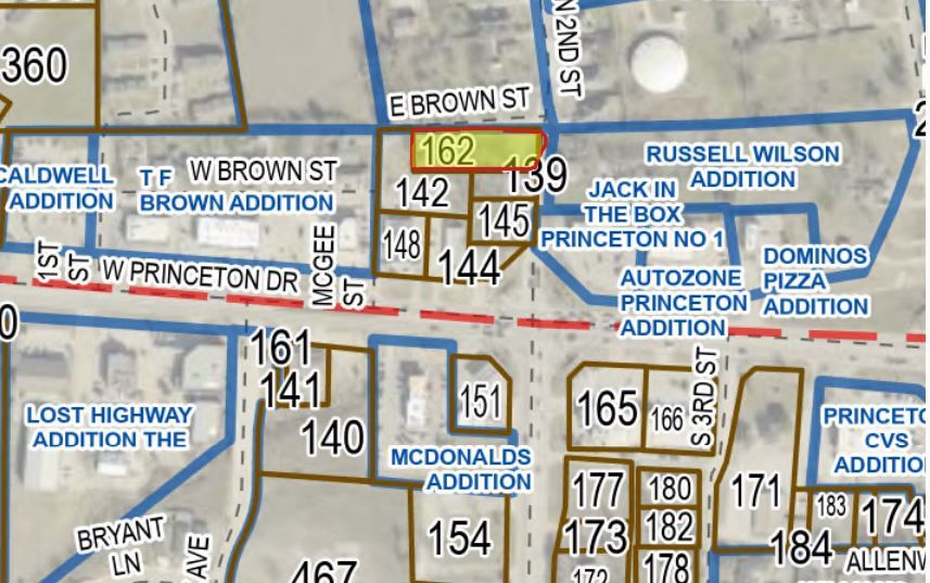 Primary Photo Of 105 E Brown St, Princeton Land For Sale