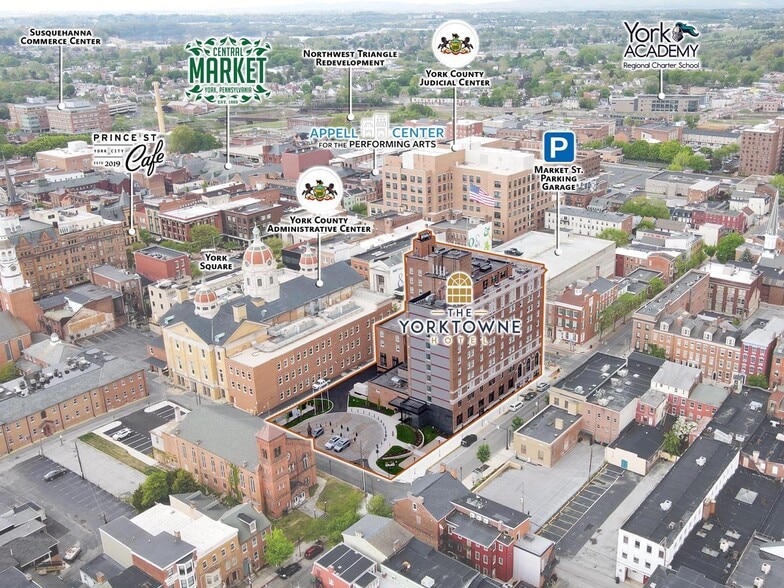 More Photos Of 48 E Market St, York Hotel For Lease