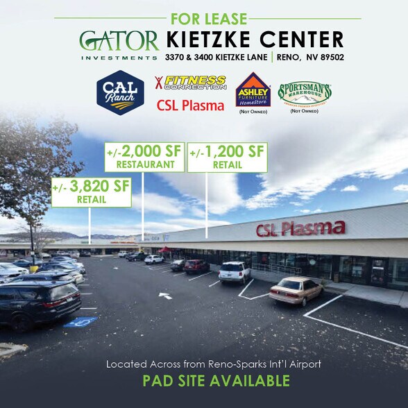 More Photos Of 3370 Kietzke Ln, Reno Unknown For Lease