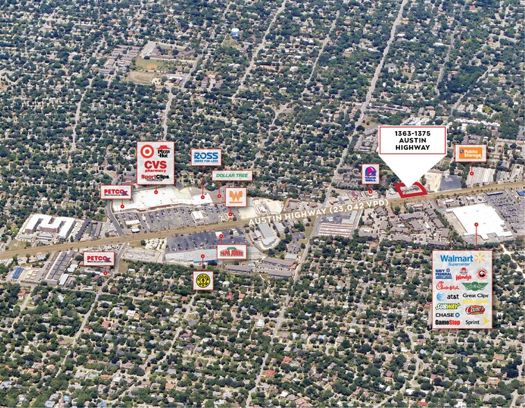 More Photos Of 1363-1375 Austin Hwy, San Antonio Storefront For Sale