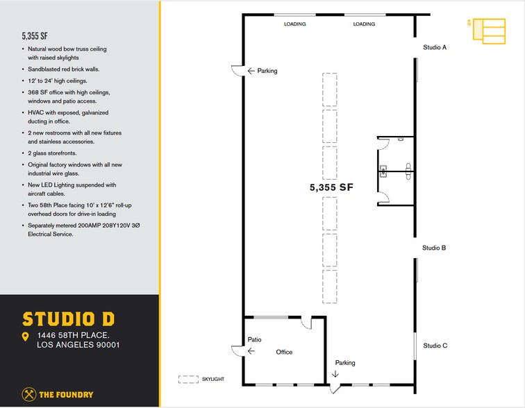 More Photos Of 1458 E 58th Pl, Los Angeles Showroom For Lease