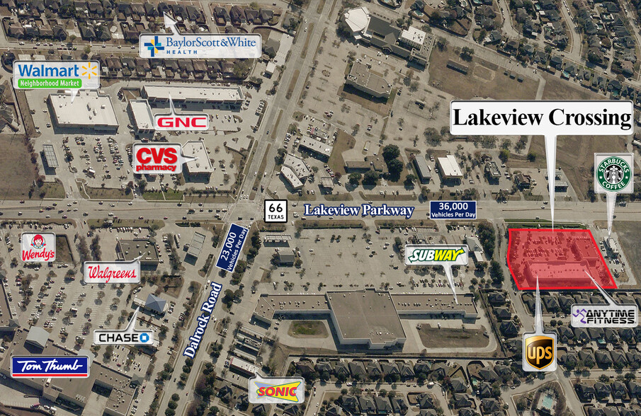 Primary Photo Of 8301 Lakeview Pky, Rowlett General Retail For Lease