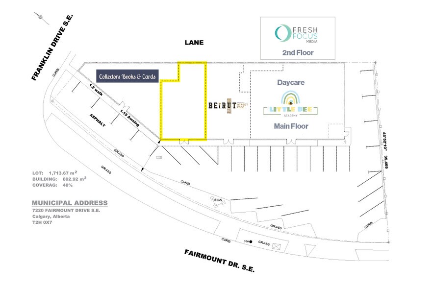 More Photos Of 7220 Fairmount Dr SE, Calgary Storefront Retail Office For Lease