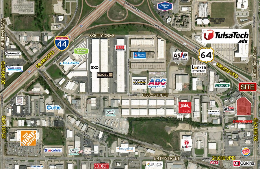 Primary Photo Of 3900 S Memorial Dr, Tulsa Land For Lease