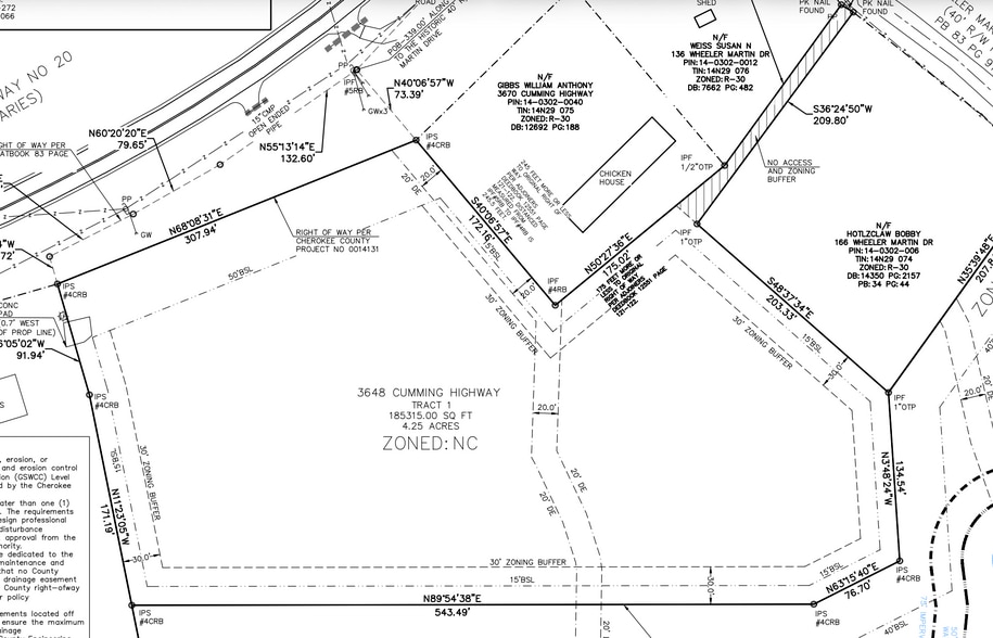 More Photos Of 3648 Cumming Hwy, Canton Land For Sale
