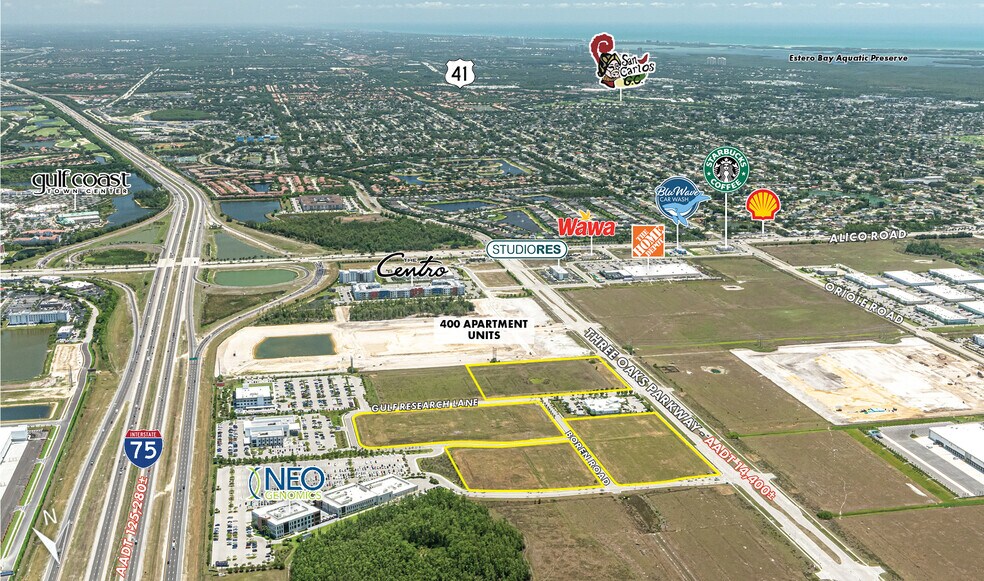 More Photos Of Three Oaks Parkway & Gulf Research Lane, Fort Myers Land For Sale