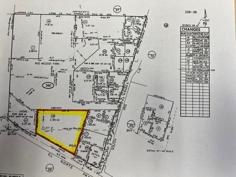 More Photos Of 550 W El Norte Pky, Escondido Land For Sale