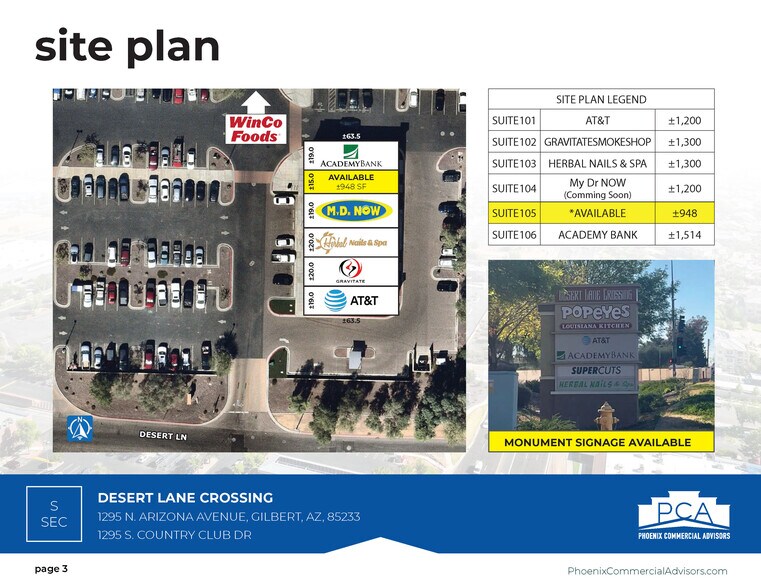 More Photos Of Country Club Dr & Baseline Rd SSEC, Gilbert Storefront Retail Office For Lease